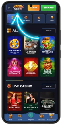 Kies een betrouwbaar casino en open de mobiele lobby