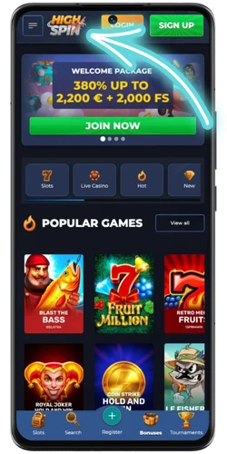 Kies een betrouwbaar casino en open de mobiele lobby